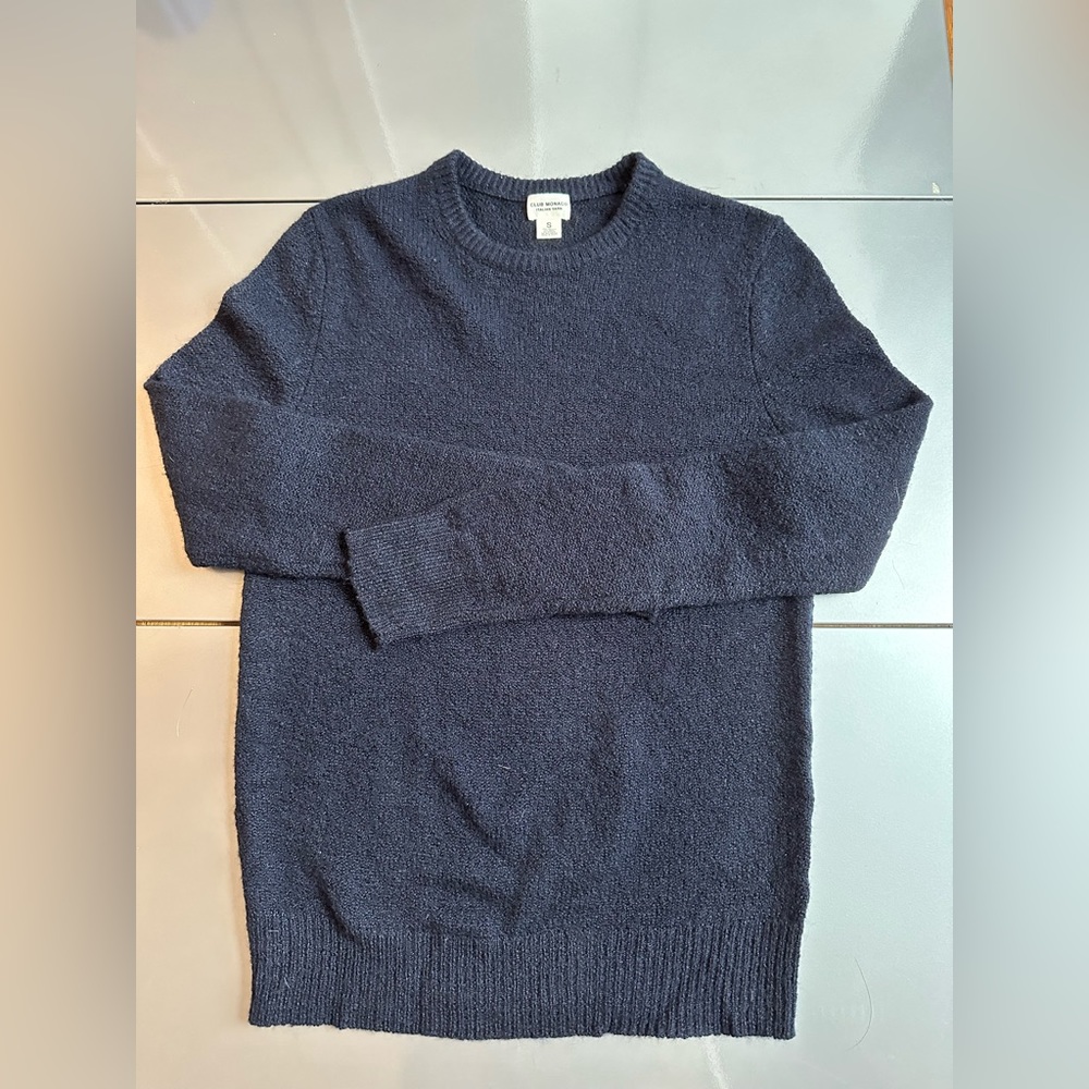 Boiled Wool Boucle Sweater: Club Monaco - Small